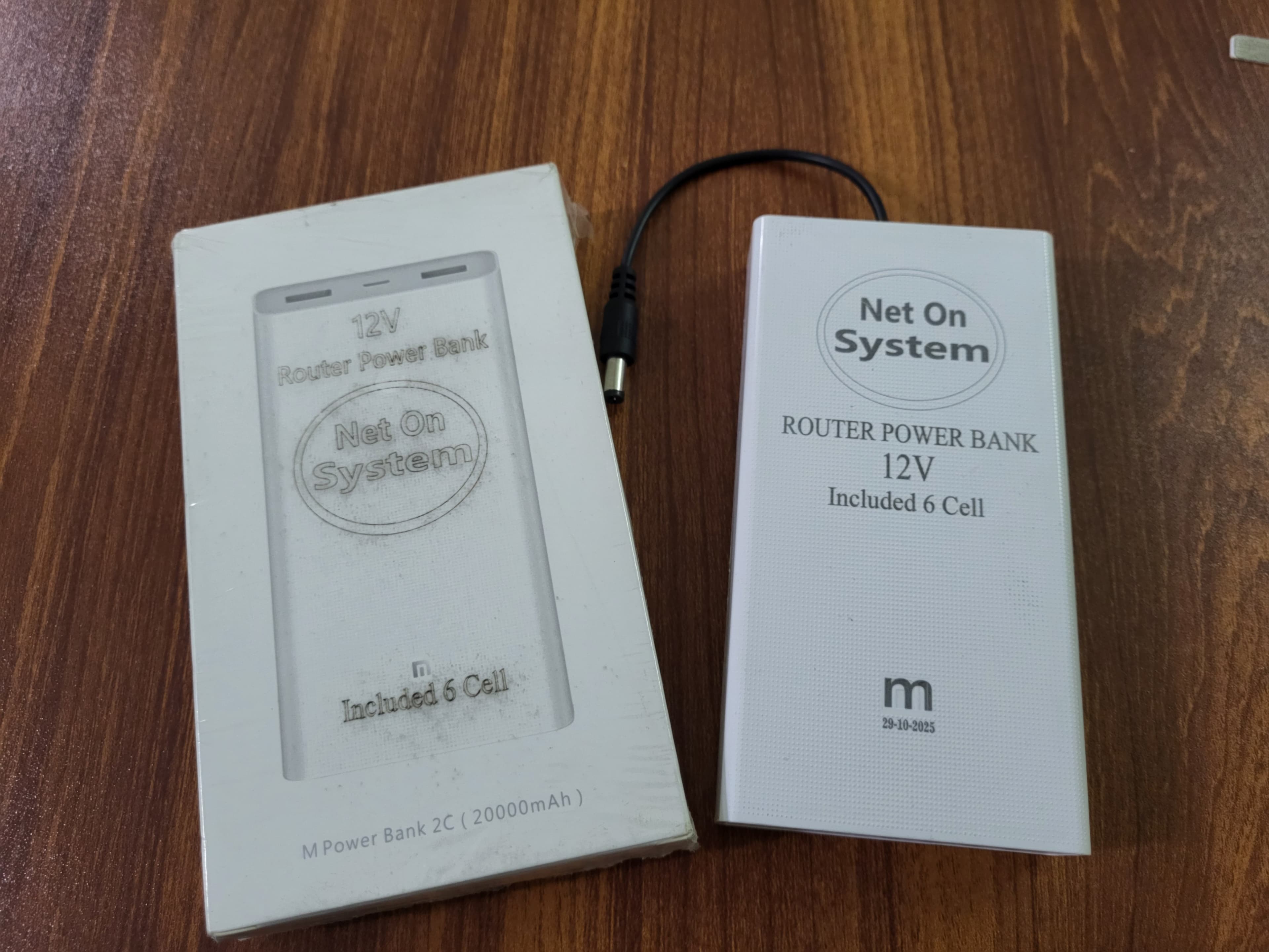 12V 2A 10000mAh Router Power Bank (UPS Backup with DC Cable)